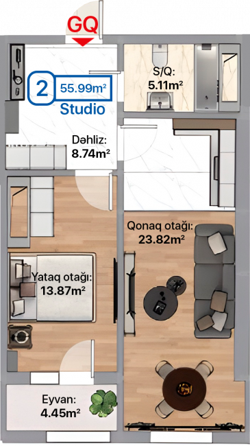 flat